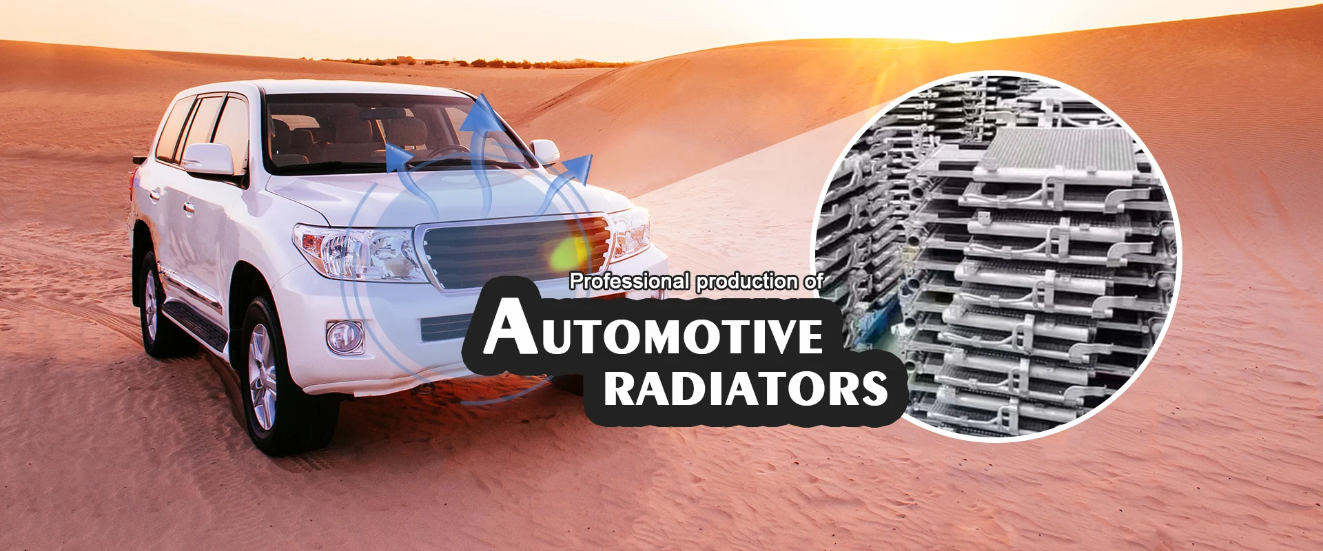 Hiina autode alumiiniumplastist radiaator